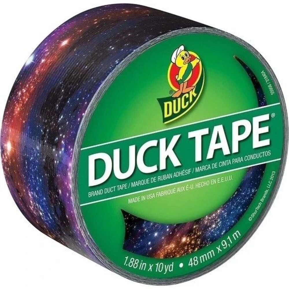 Duck Tape Brand Duct Galaxy 1.88" x 10 yd Stars Space Crafting DIY Roll Duct New